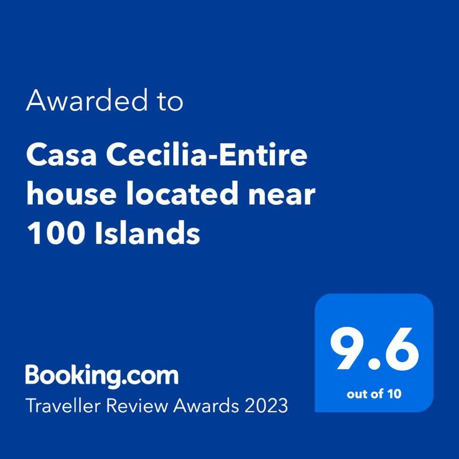 Casa Cecilia-Entire House Located Near 100 Islands Villa Alaminos Luaran gambar